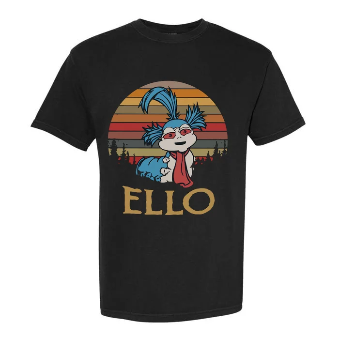 Ello The Worm Labyrinth Ello Labyrinth Movie 80s Vintage Retro Garment-Dyed Heavyweight T-Shirt