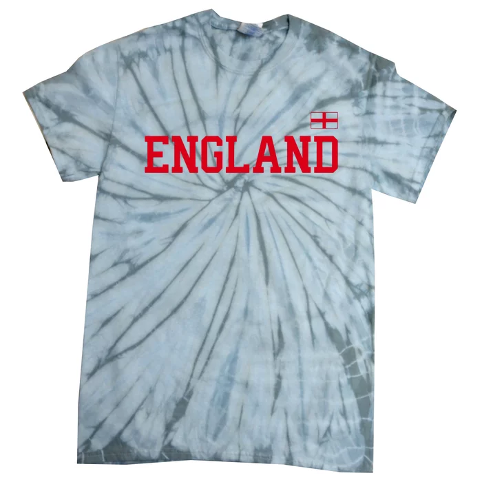 England T Women English Soccer English Flag Tie-Dye T-Shirt