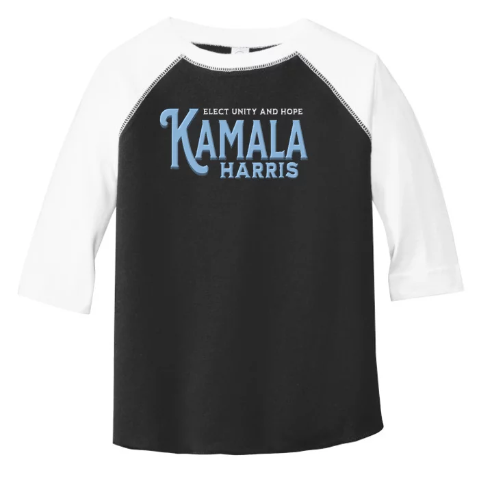 Elect Unity And Hope Kamala Harris For President 2024 Toddler Fine Jersey T-Shirt