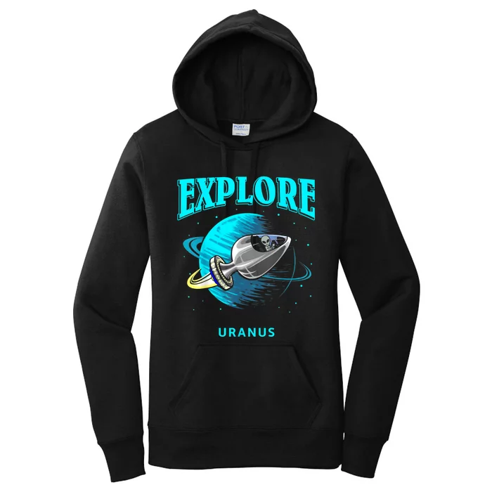 Explore Uranus Allien Women's Pullover Hoodie