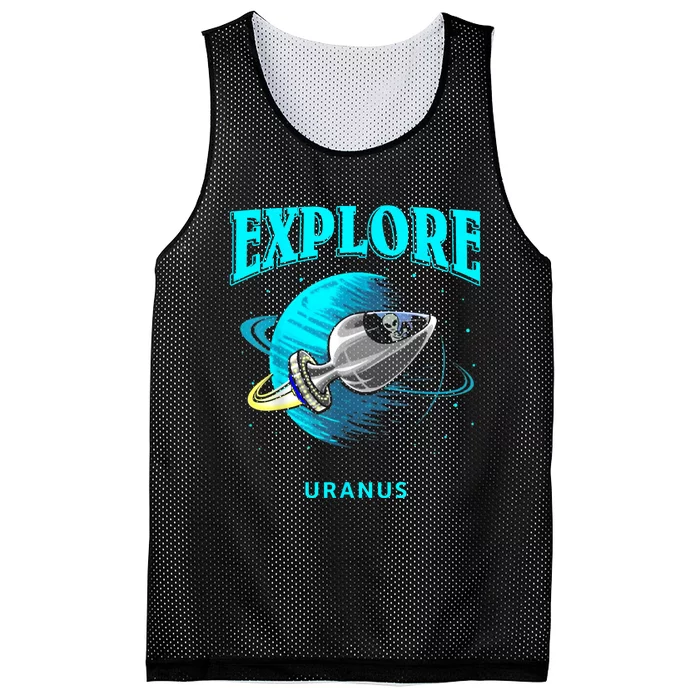 Explore Uranus Allien Mesh Reversible Basketball Jersey Tank