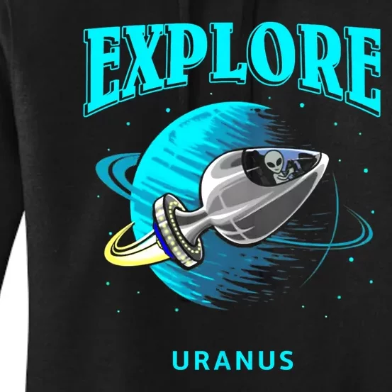 Explore Uranus Allien Women's Pullover Hoodie