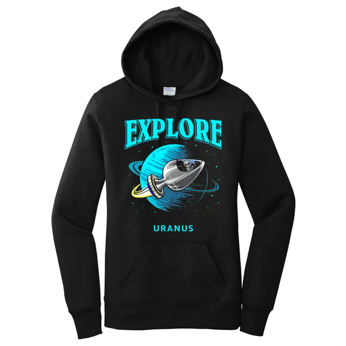 Explore Uranus Allien Women's Pullover Hoodie