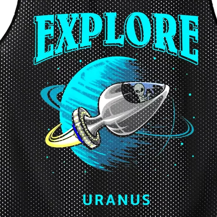 Explore Uranus Allien Mesh Reversible Basketball Jersey Tank