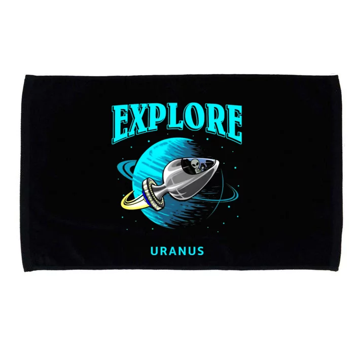 Explore Uranus Allien Microfiber Hand Towel