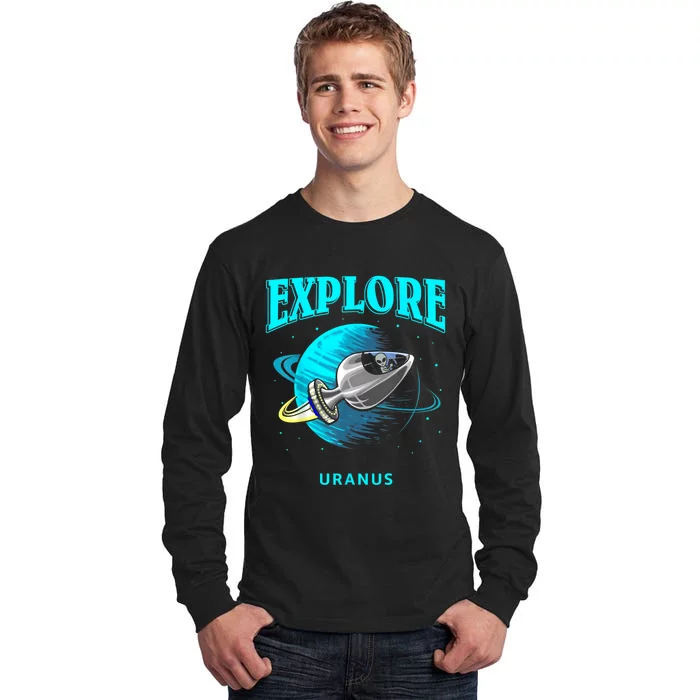 Explore Uranus Allien Tall Long Sleeve T-Shirt