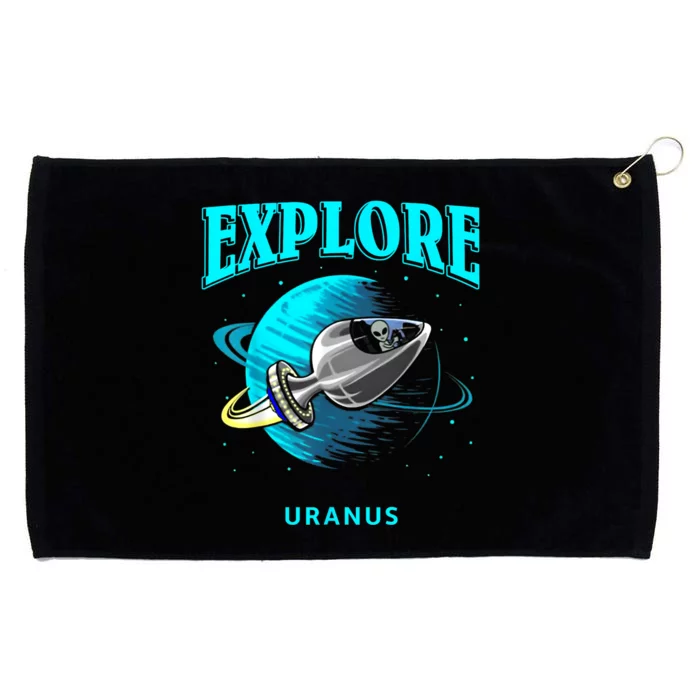 Explore Uranus Allien Grommeted Golf Towel