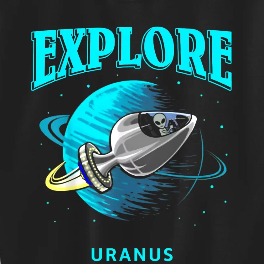 Explore Uranus Allien Kids Sweatshirt