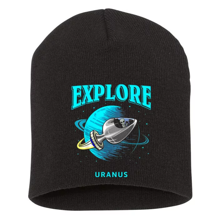 Explore Uranus Allien Short Acrylic Beanie