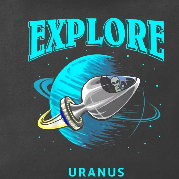 Explore Uranus Allien Zip Tote Bag