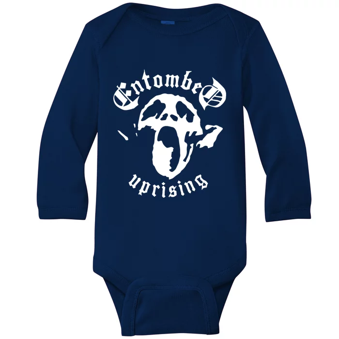 Entombed Uprising Death Edge Of Sanity Baby Long Sleeve Bodysuit