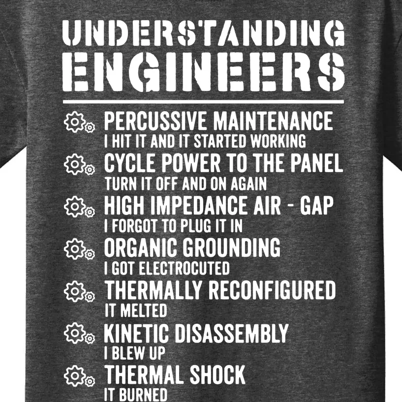 Explained Understanding Engineers Mechanical Engineering Kids T-Shirt