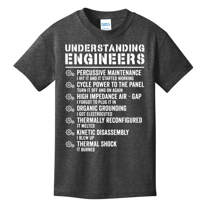 Explained Understanding Engineers Mechanical Engineering Kids T-Shirt