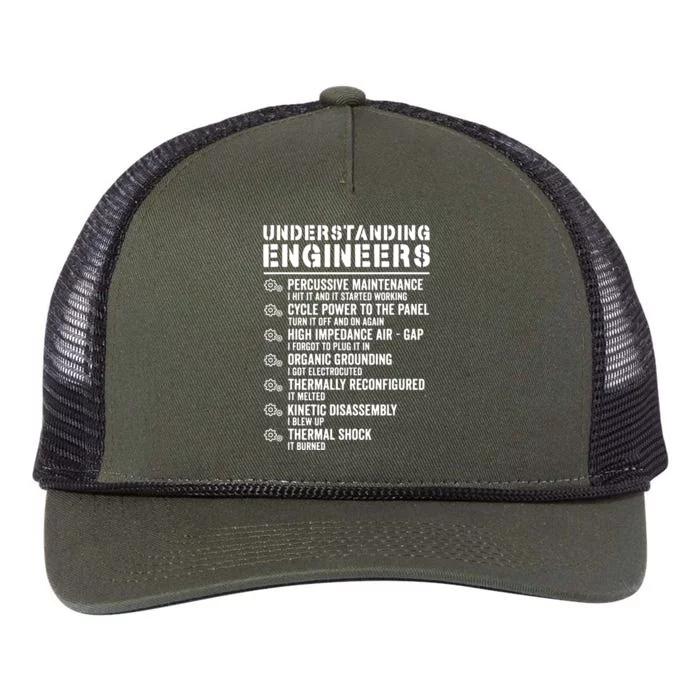 Explained Understanding Engineers Mechanical Engineering Retro Rope Trucker Hat Cap