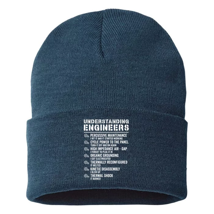 Explained Understanding Engineers Mechanical Engineering Sustainable Knit Beanie