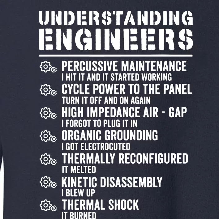 Explained Understanding Engineers Mechanical Engineering Toddler Sweatshirt