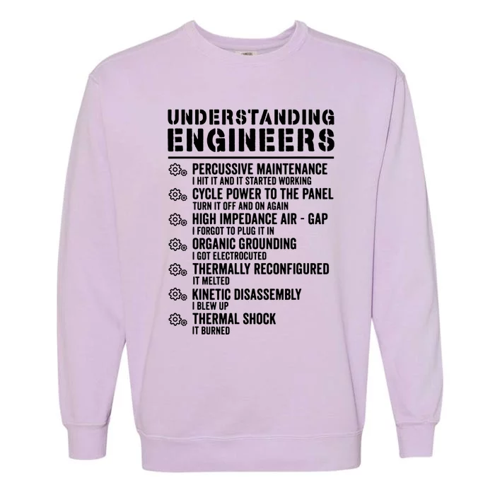 Explained Understanding Engineers Mechanical Engineering Garment-Dyed Sweatshirt