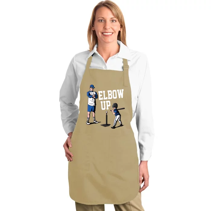 Elbow Up Full-Length Apron With Pocket