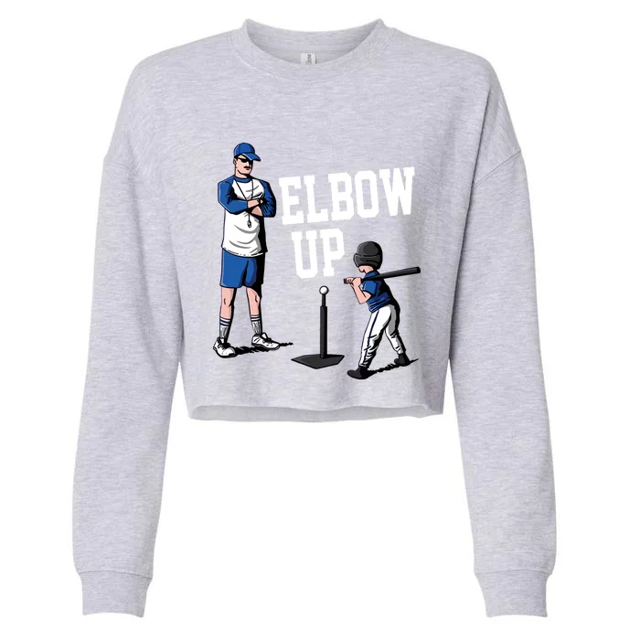 Elbow Up Cropped Pullover Crew