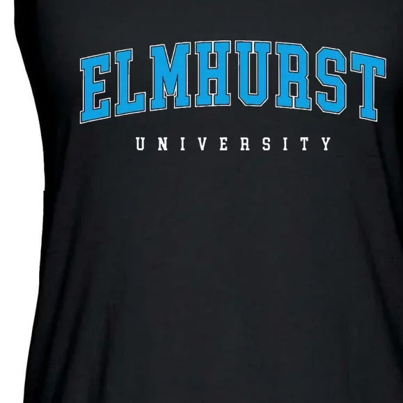 Elmhurst University Ladies Essential Flowy Tank