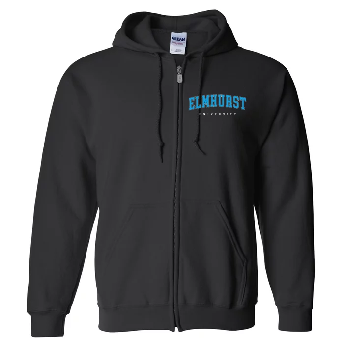 Elmhurst University Full Zip Hoodie