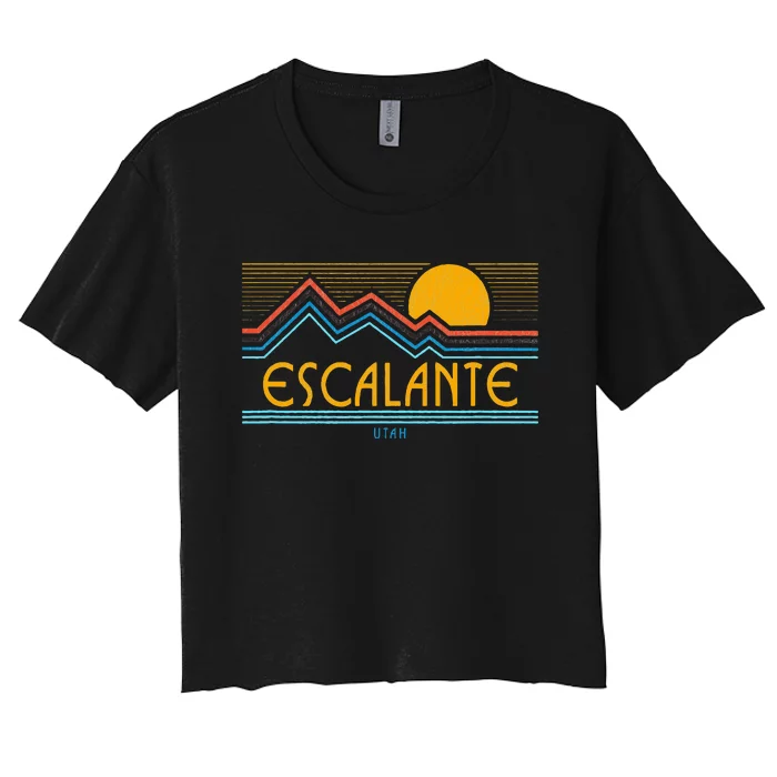 Escalante Utah Women's Crop Top Tee