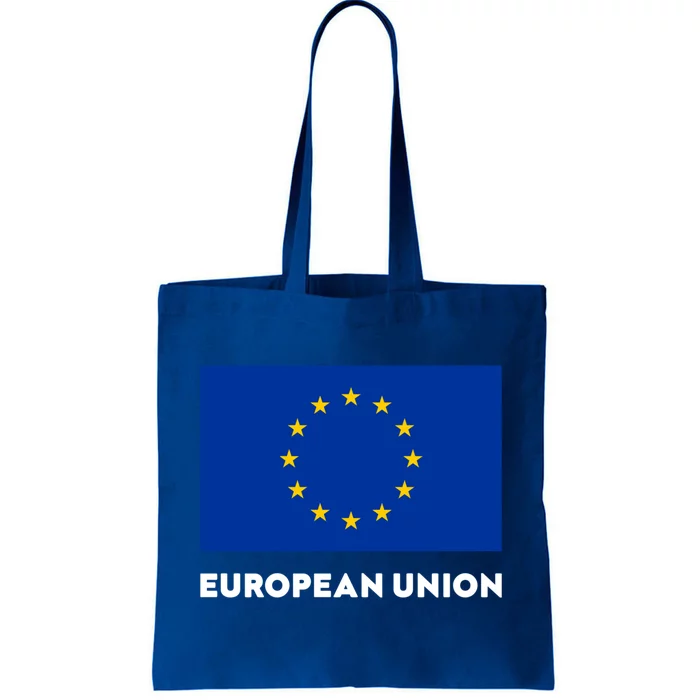 European Union Flag Blue Yellow Great Gift Tote Bag