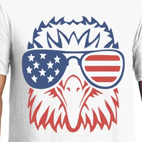 Eagle USA Flag 4th Of July Sunglasses Funny Patriotic Eagle Pajama Set