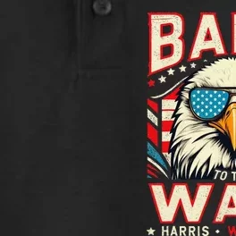 Eagle Usa Flag Ballz To The Walz Harris Walz 2024 Graphic Gift Dry Zone Grid Performance Polo