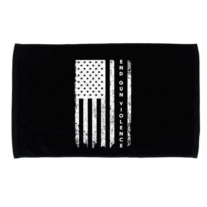 Enough USA Flag End Gun Violence Microfiber Hand Towel