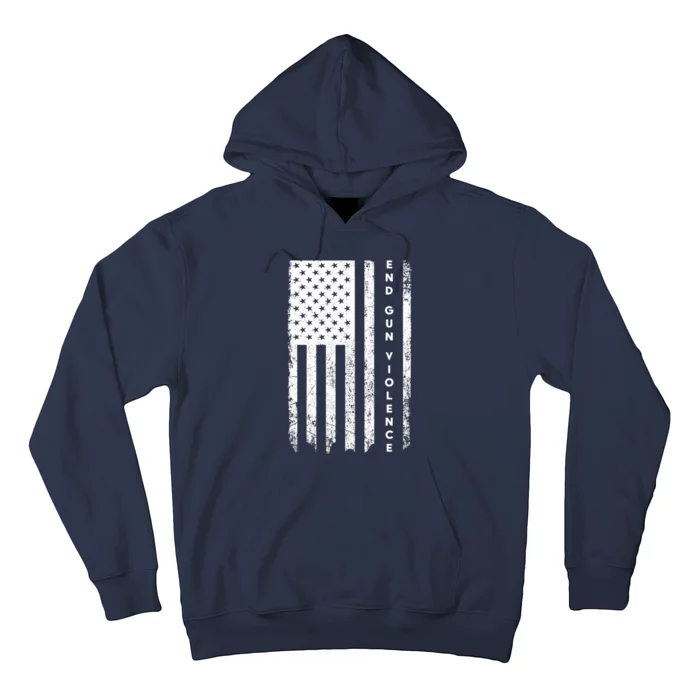 Enough USA Flag End Gun Violence Hoodie