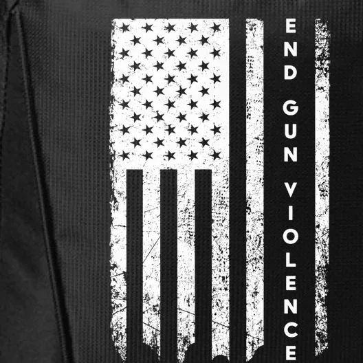 Enough USA Flag End Gun Violence City Backpack