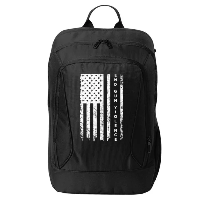 Enough USA Flag End Gun Violence City Backpack