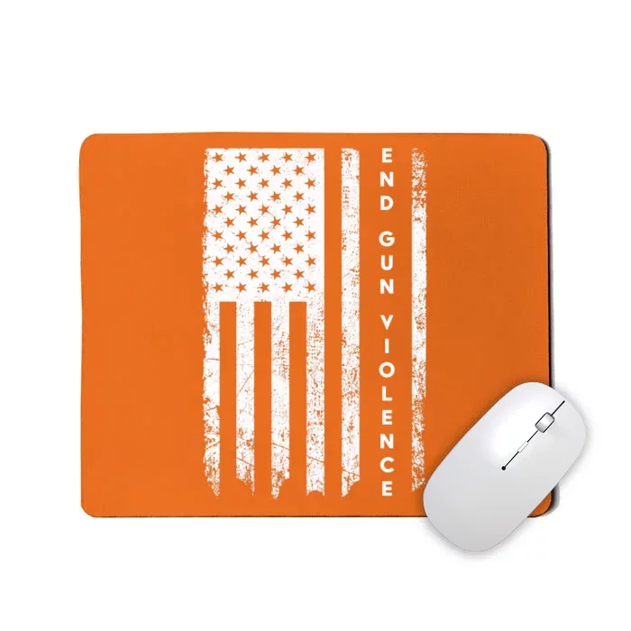 Enough USA Flag End Gun Violence Mousepad