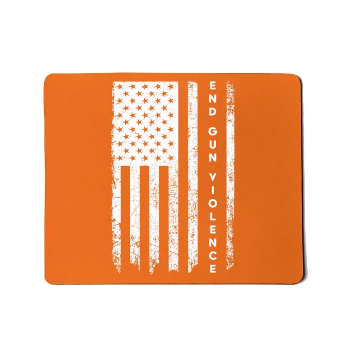 Enough USA Flag End Gun Violence Mousepad