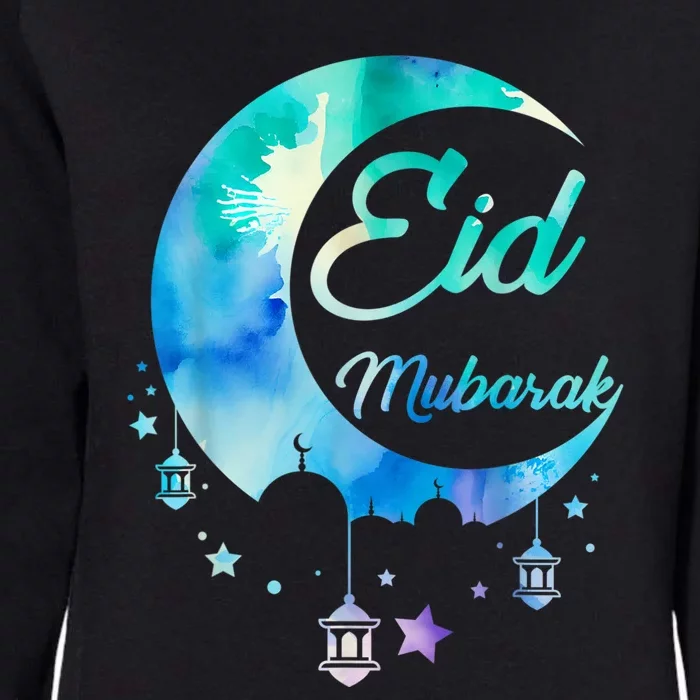 Eid Ul Fitr Mubarak Womens California Wash Sweatshirt