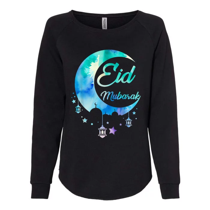 Eid Ul Fitr Mubarak Womens California Wash Sweatshirt