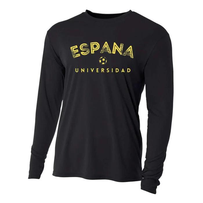 Espana University Graduation Spain College Academy Cooling Performance Long Sleeve Crew