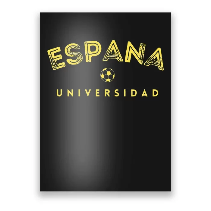 Espana University Graduation Spain College Academy Poster