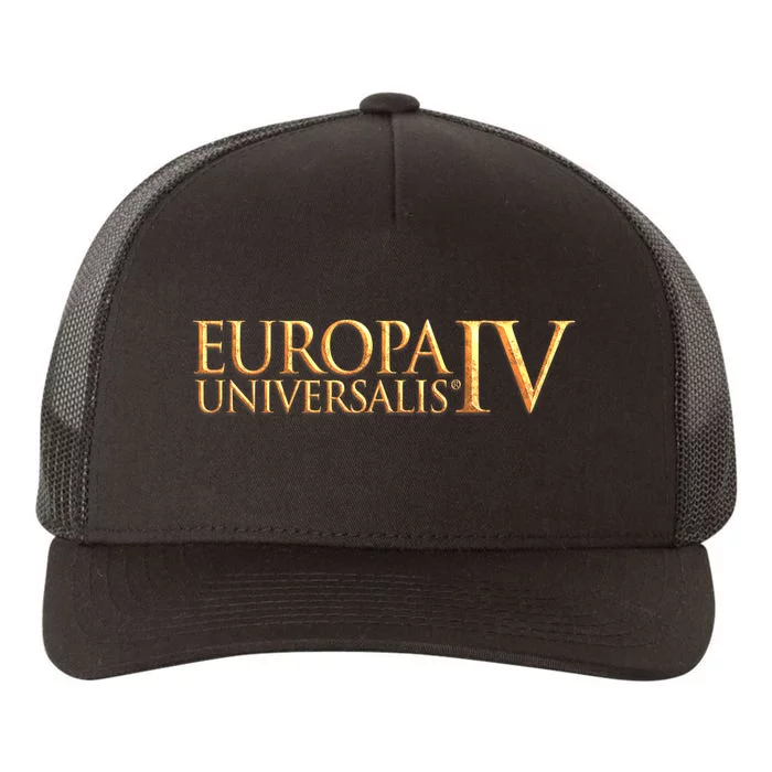 Europa Universalis Iv Logo Strategy Game Yupoong Adult 5-Panel Trucker Hat