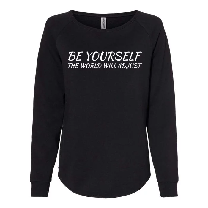 Embrace Uniqueness Inspirational Quote Gift Womens California Wash Sweatshirt