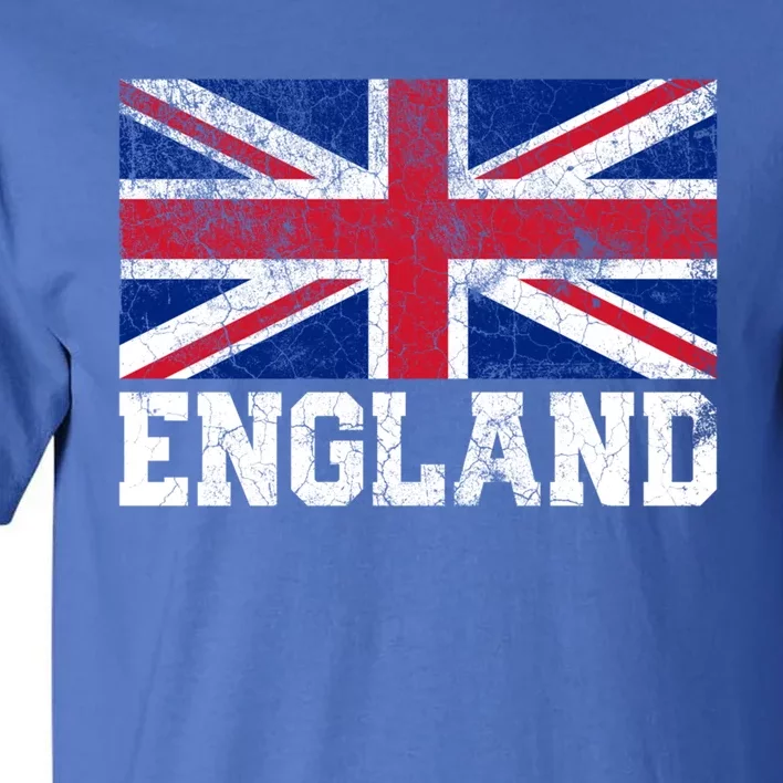 England Union Jack Flag Pride Roots Country Family Nation Cute Gift Tall T-Shirt