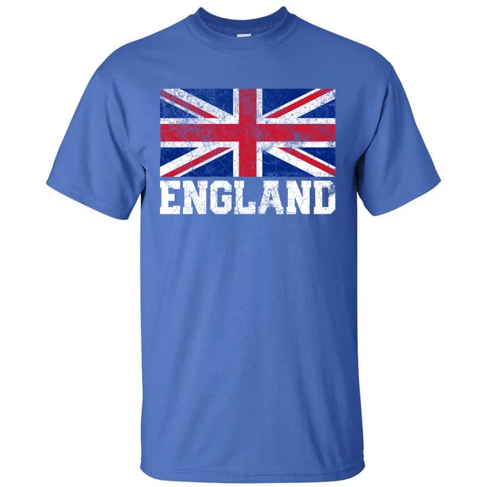 England Union Jack Flag Pride Roots Country Family Nation Cute Gift Tall T-Shirt