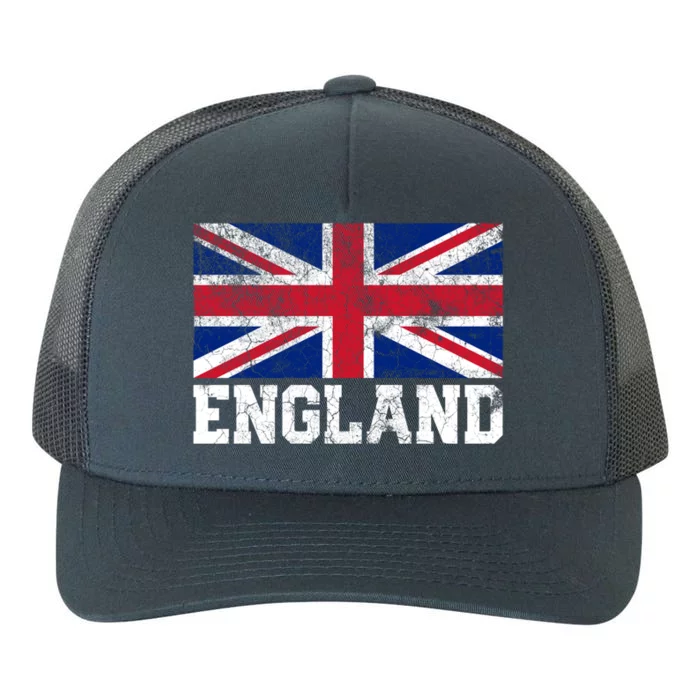 England Union Jack Flag Pride Roots Country Family Nation Cute Gift Yupoong Adult 5-Panel Trucker Hat