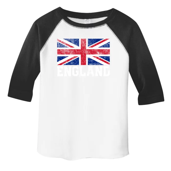 England Union Jack Flag Pride Roots Country Family Nation Gift Toddler Fine Jersey T-Shirt