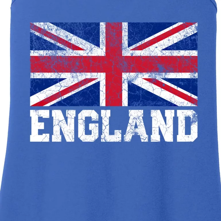 England Union Jack Flag Pride Roots Country Family Nation Gift Ladies Essential Tank