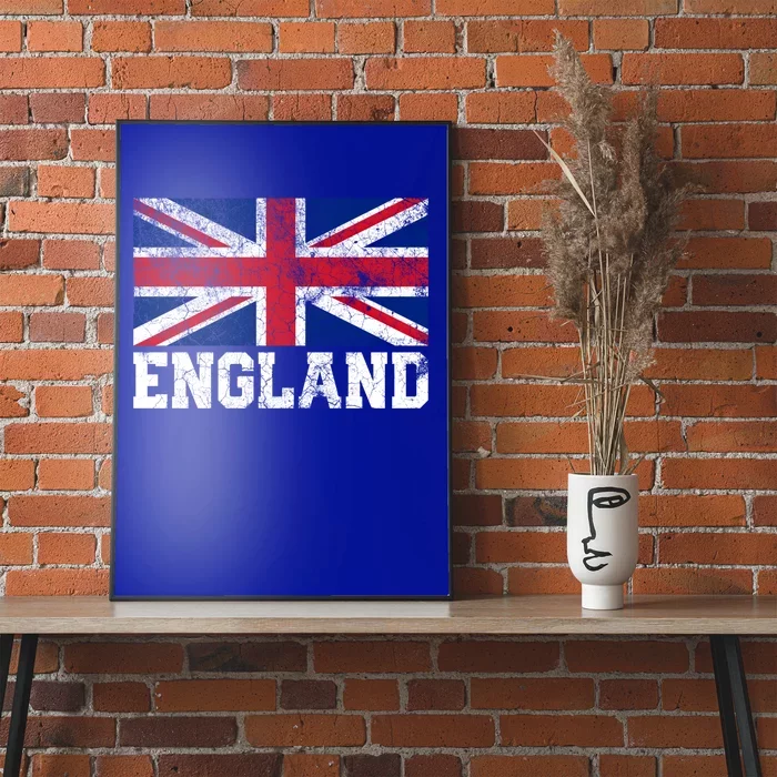 England Union Jack Flag Pride Roots Country Family Nation Gift Poster