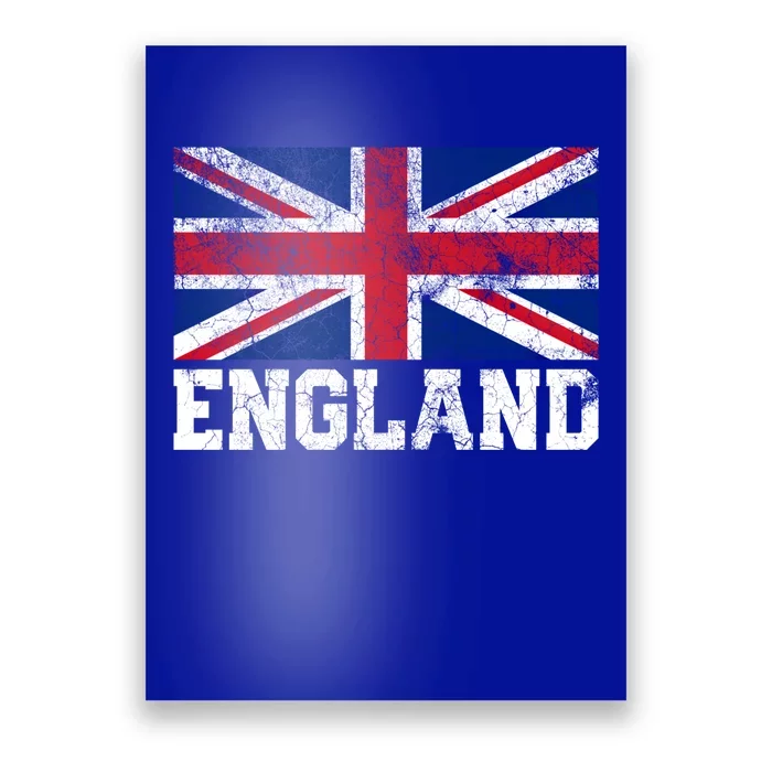 England Union Jack Flag Pride Roots Country Family Nation Gift Poster