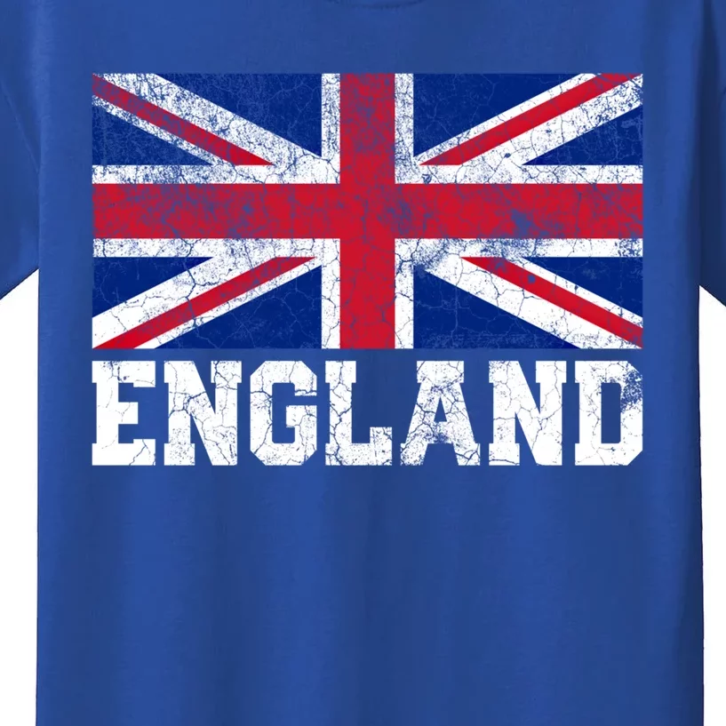 England Union Jack Flag Pride Roots Country Family Nation Gift Kids T-Shirt