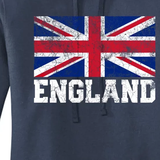 England Union Jack Flag Pride Roots Country Family Nation Gift Women's Pullover Hoodie